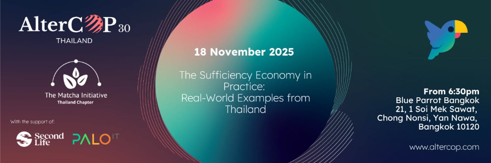 เชิญร่วมฟังสัมมนา! AlterCOP 30 Thailand กำลังจะมาถึง